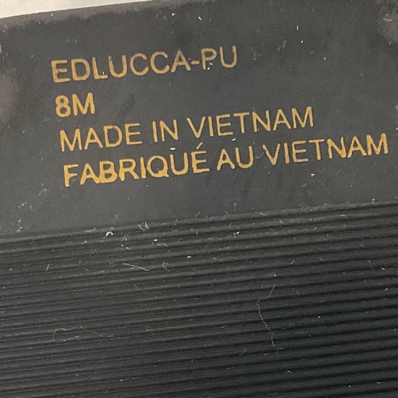 OPEN EDIT Luca Slide Sandal Square Toe Black Size 8 - Picture 6 of 7